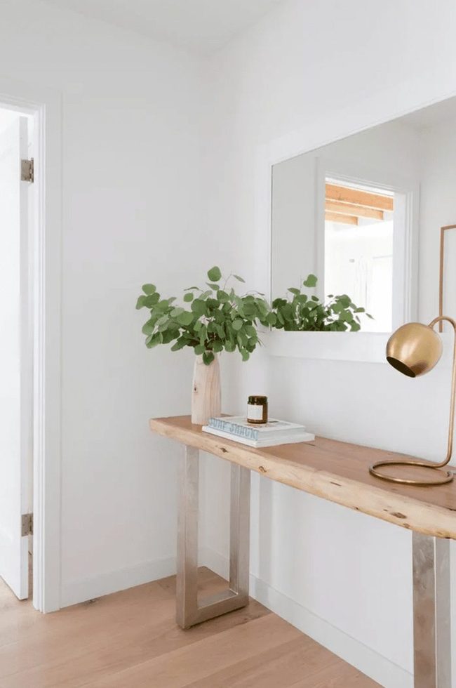 Clean Lines Scandinavian Entryway