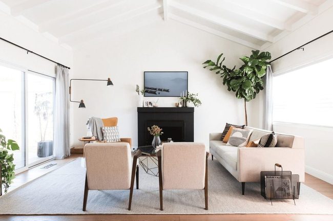 Sofa Positioned For Clear Sightlines