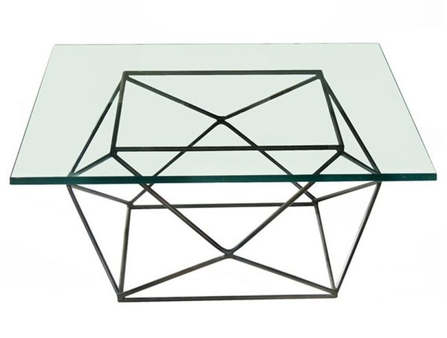 Bronze Geometric Art Table