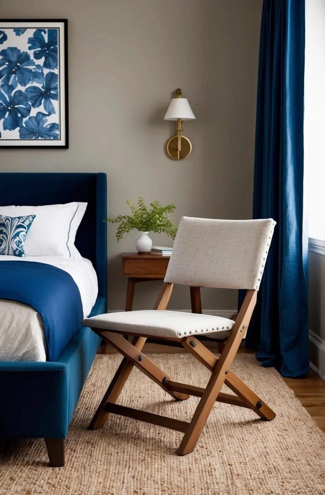 Compact Steel Frame Foldable Chair