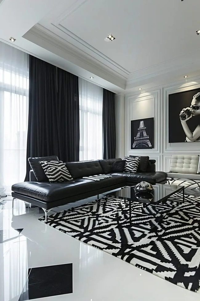 Monochrome Geometry Meets Modern Light