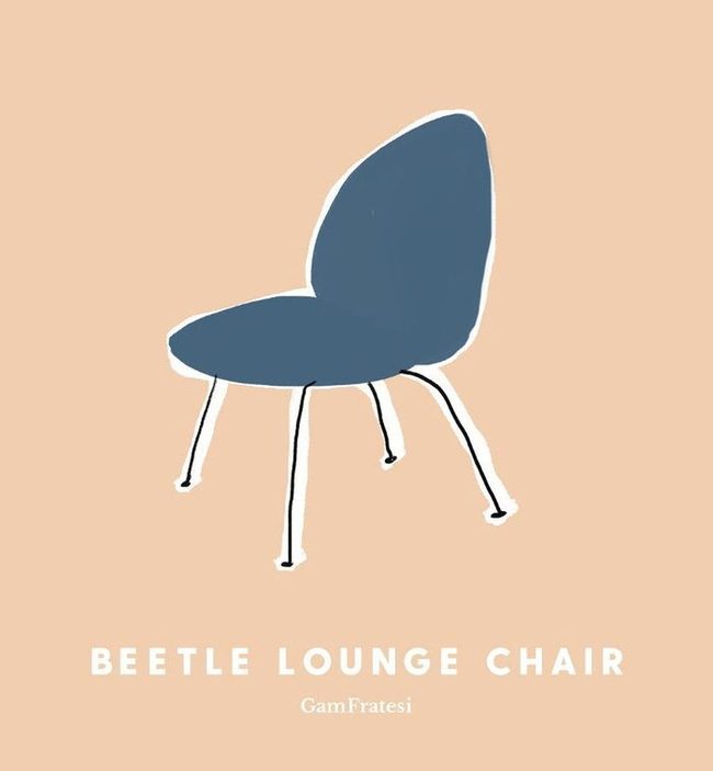 Curved Beetle Shell Seating