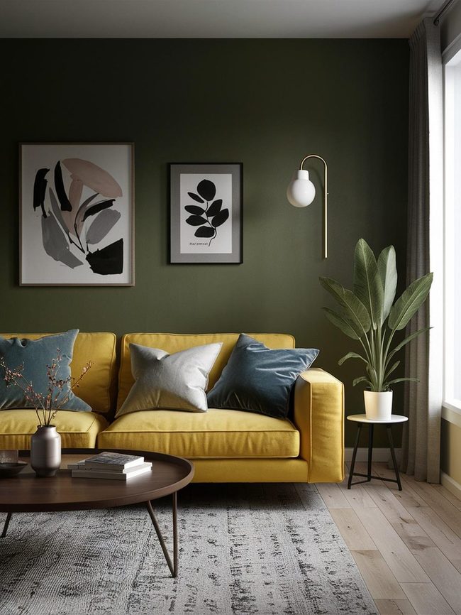 Teal Sofa Room Anchor