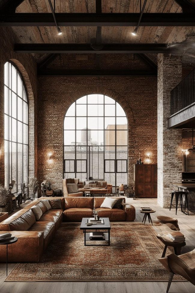 Exposed Brick Meets Contemporary Luxury