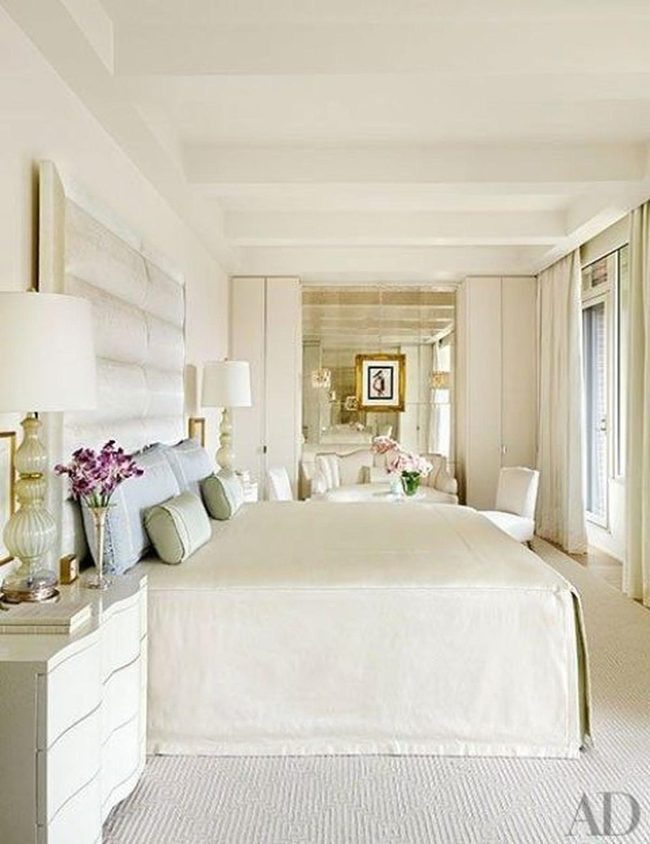 Oversized Headboard With Cream Simplicity