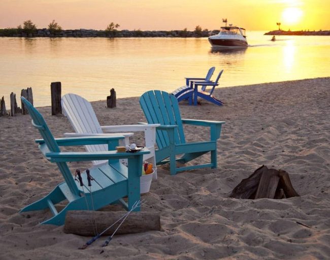 Turquoise Chairs Coastal Durability