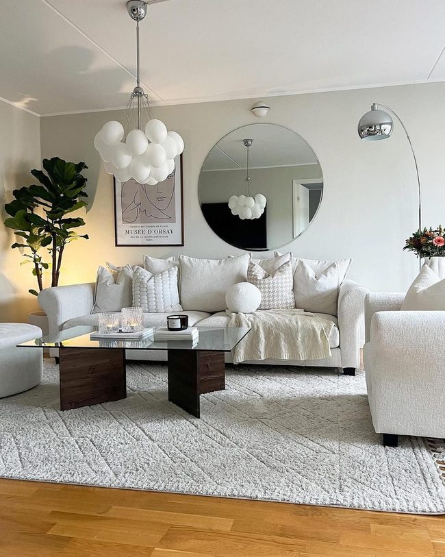 Oversized Mirror Amplifies Light And Space