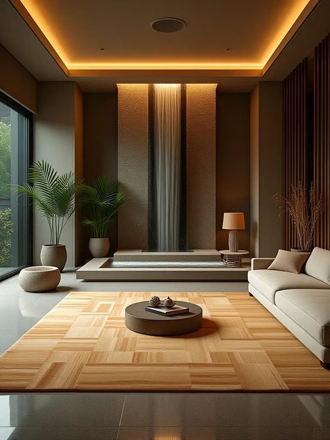 Large Rug Grounds Living Room