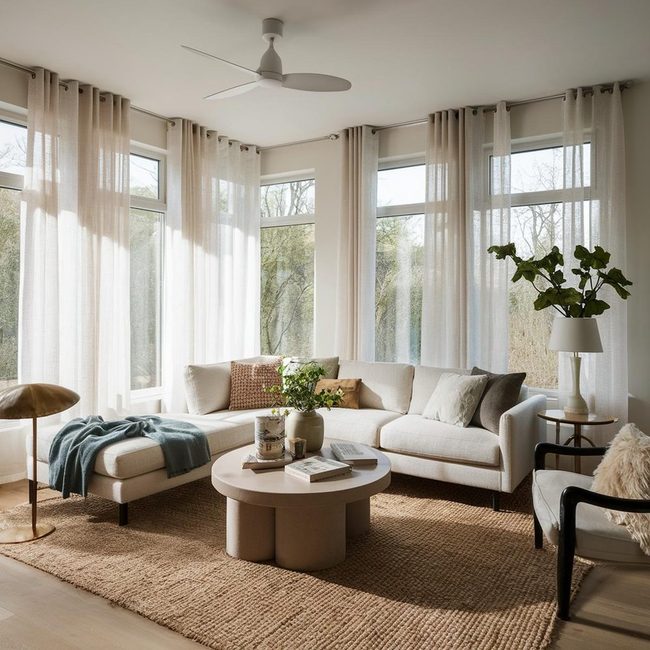 Sheer Curtains Transform Light