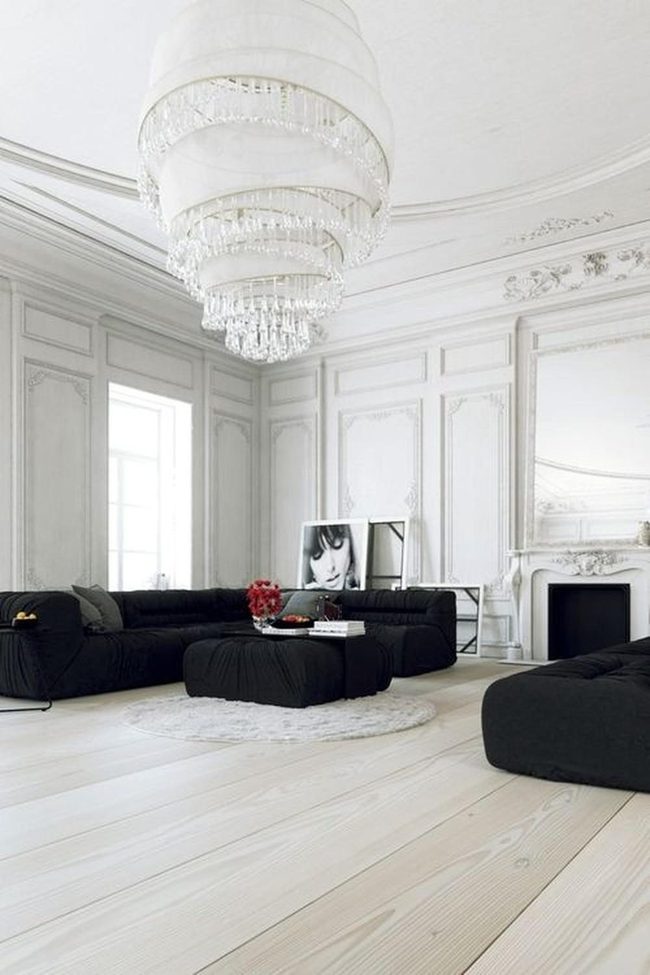 Crystal Chandelier In Neutral Elegance