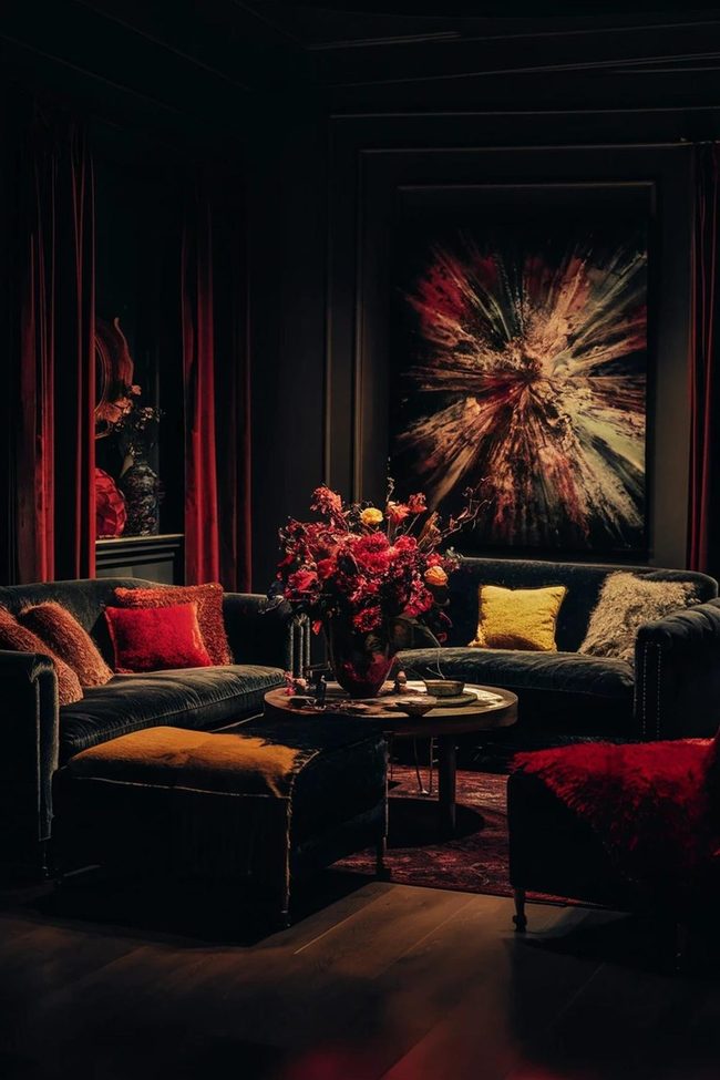 Dark Rooms Need Radiant Pops