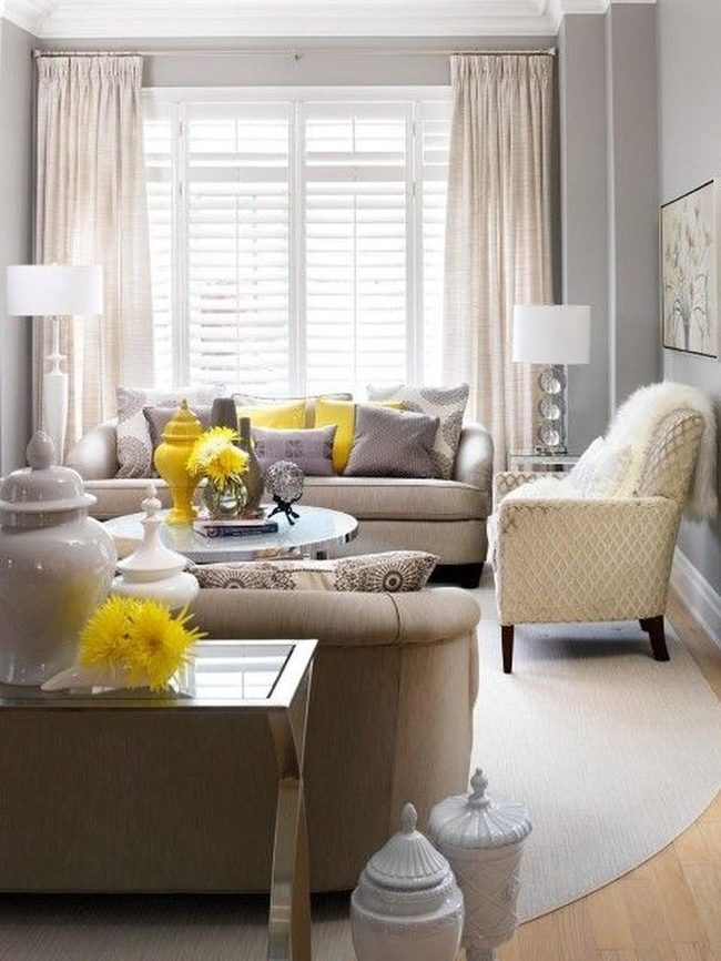 Sunlit Beige With Yellow Accents