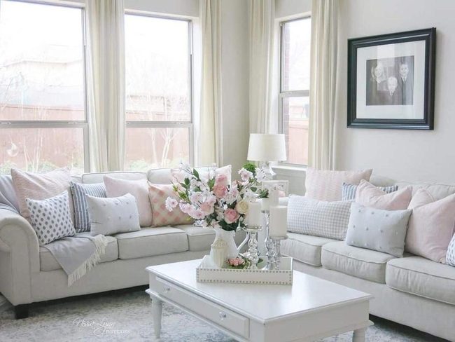 Pastel Florals, Hidden Storage Serenity