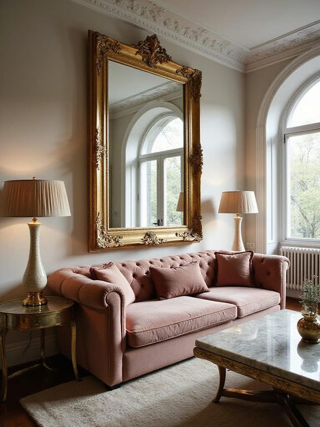 Oversized Mirrors Amplify Light And Space