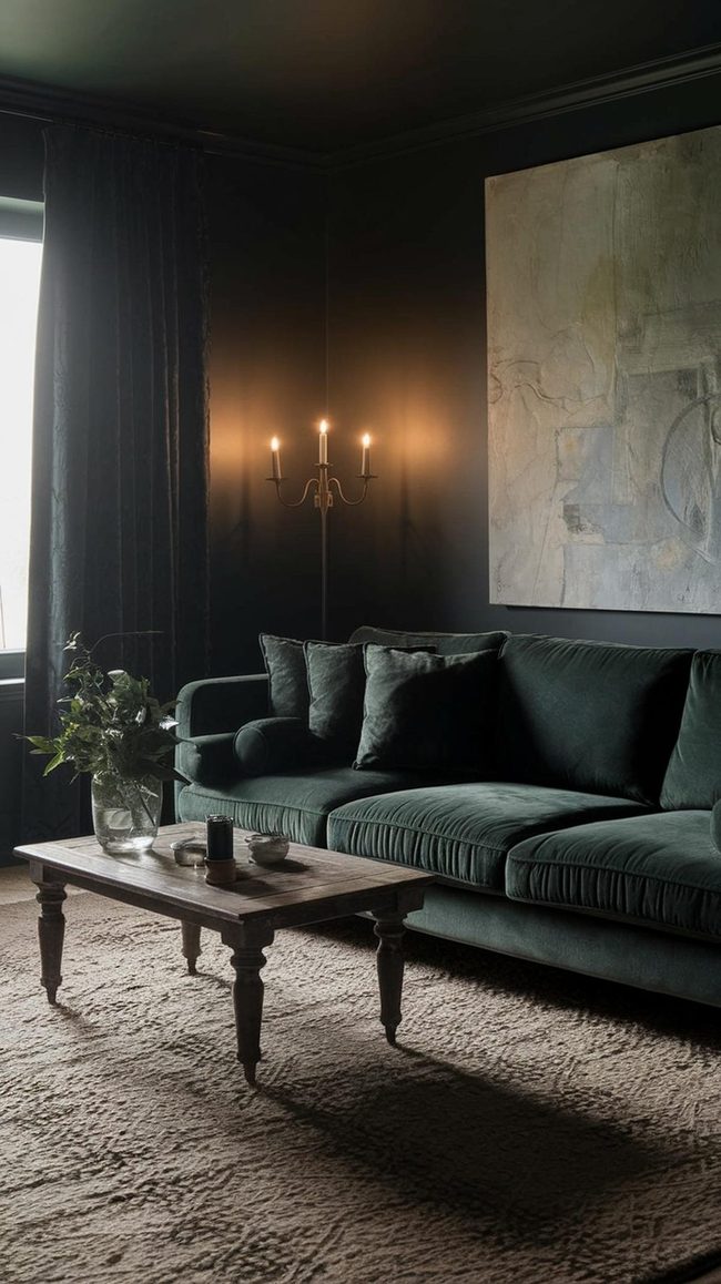 Deep Jewel Tones And Velvet Comfort