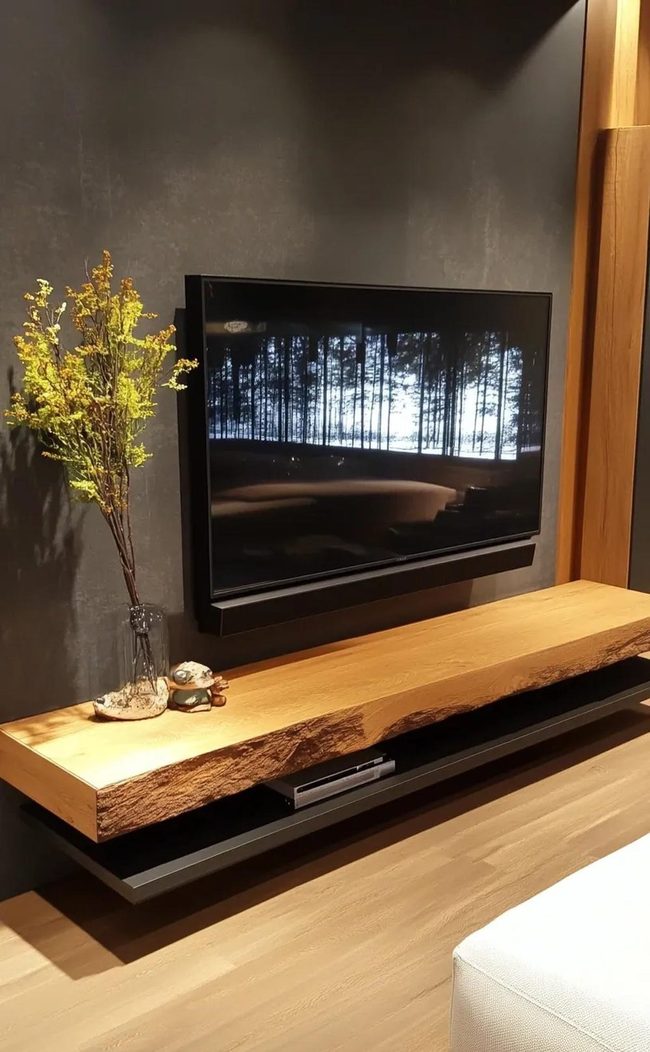 Reclaimed Maple Mid-Century Stand