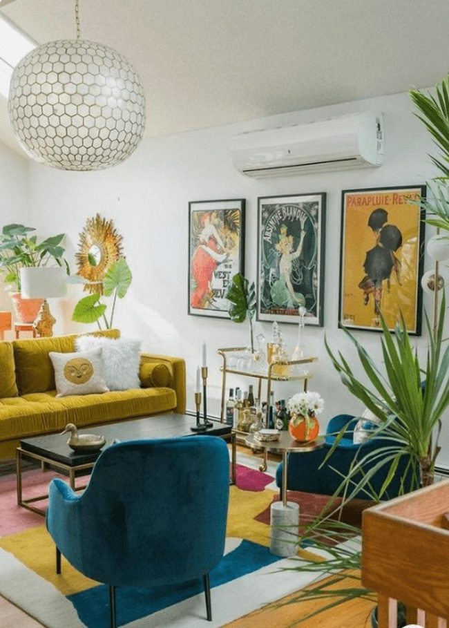 Geometric Blocks Meet Mustard Yellow