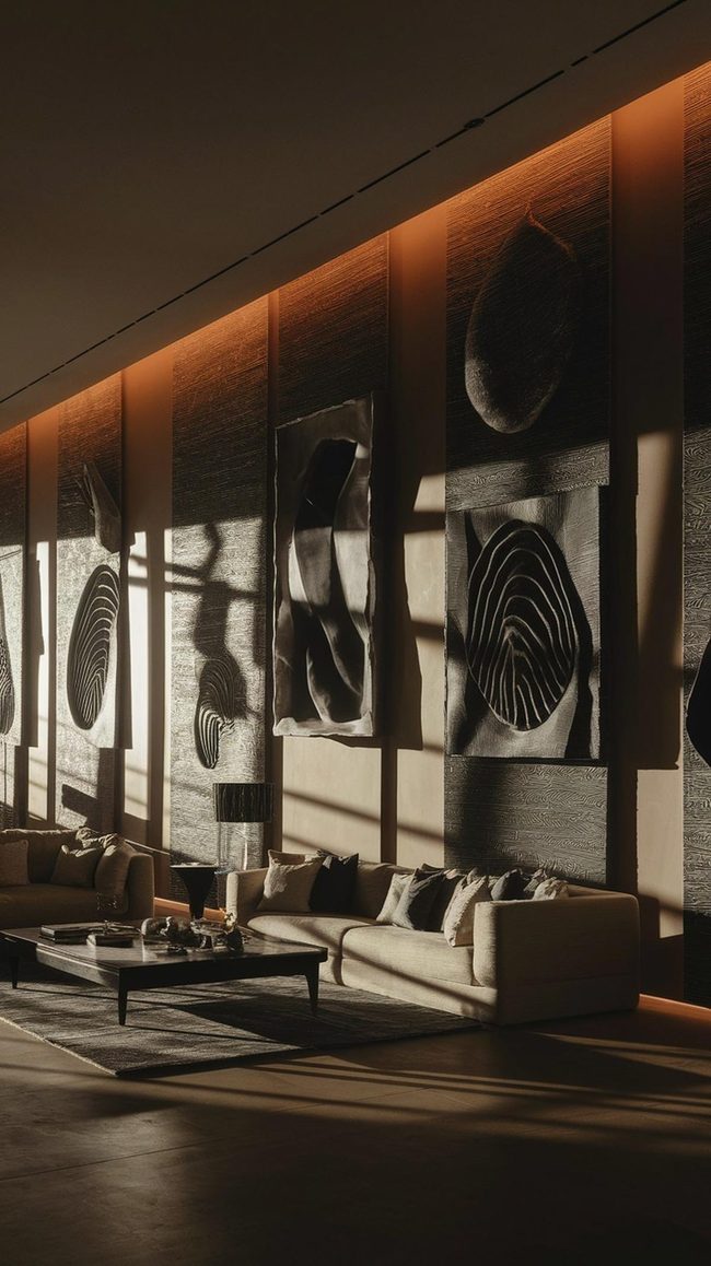 Large-Scale Black-And-White Wall Art