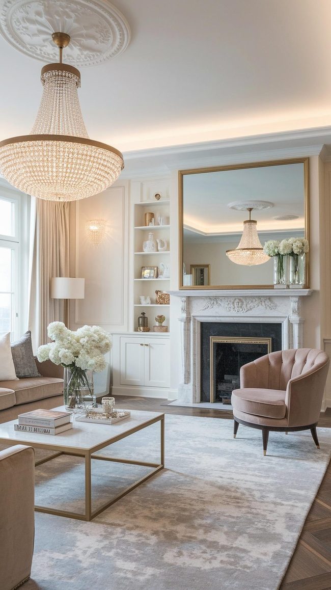 Marble And Brass Statement Elegance
