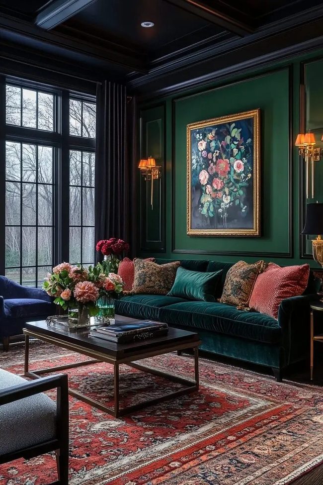 Jewel Tones Meet Velvet Luxury