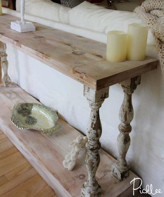 Turned Legs, Aged Wood Character