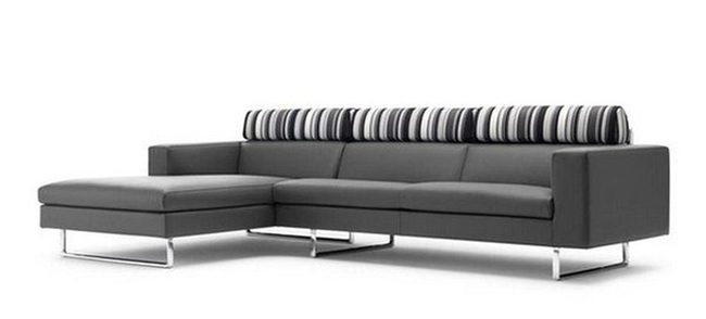 Aluminum Modular Sofa Contemporary Living