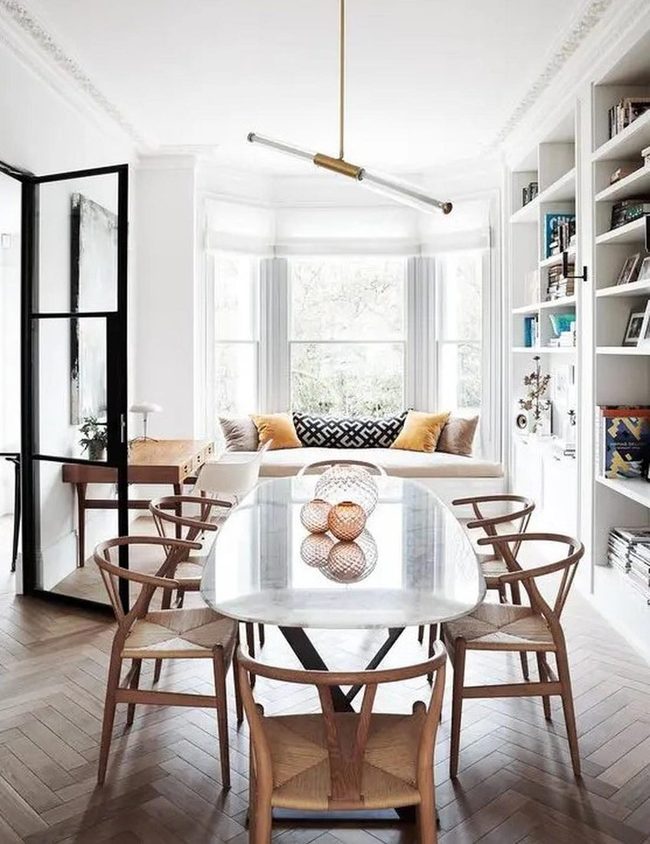 Herringbone Wood Meets Bright Minimalism