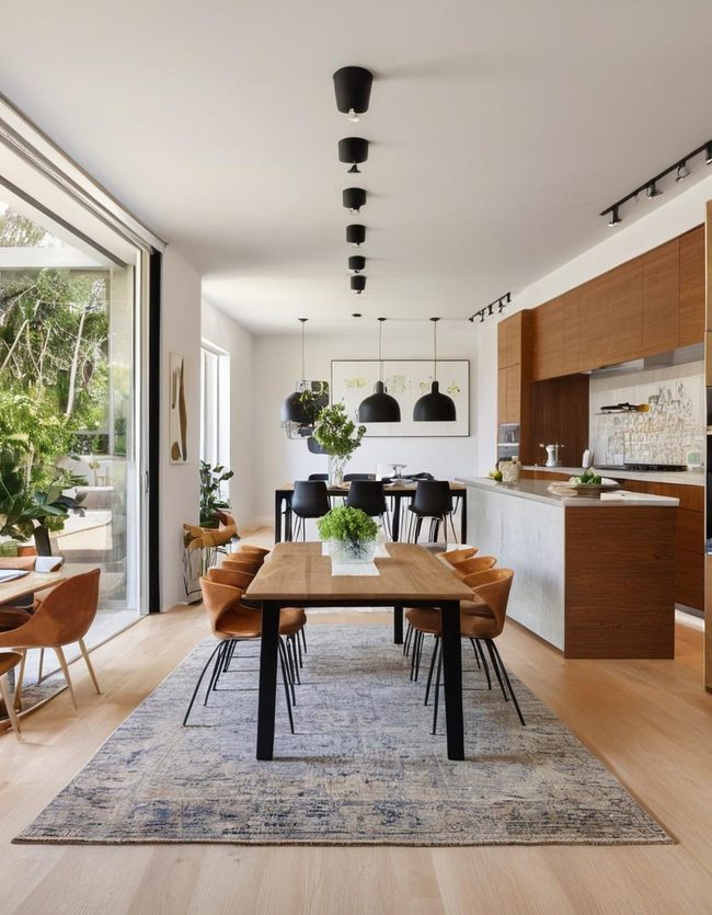 Open Plan Dining Flow