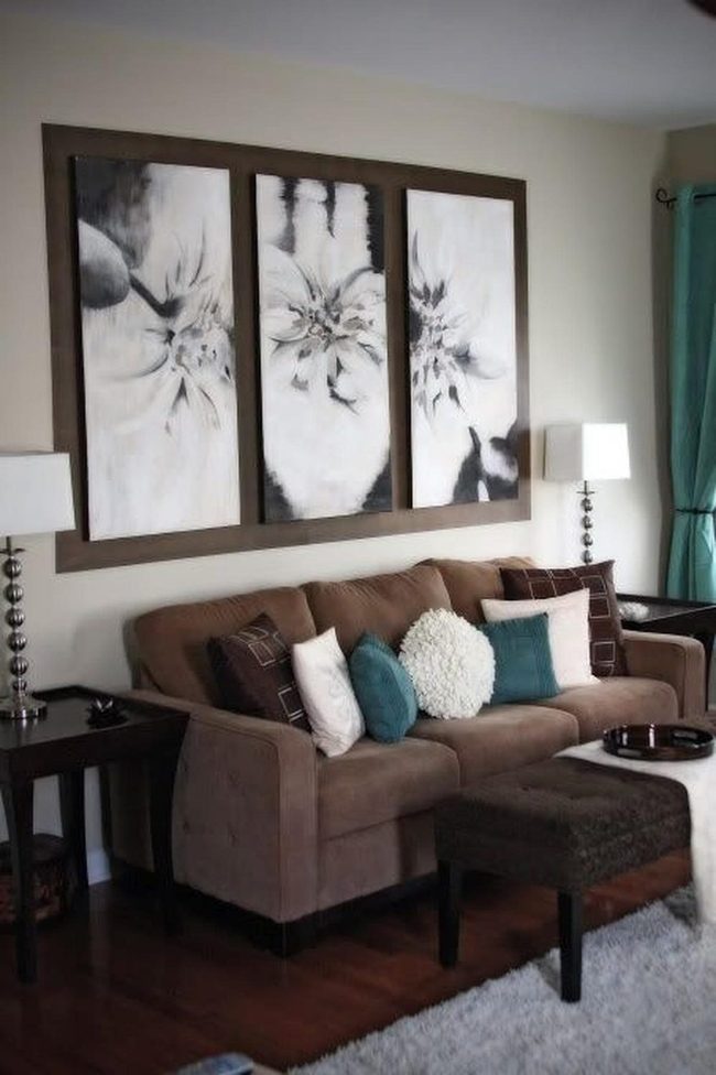 Black And White Floral Focal Point