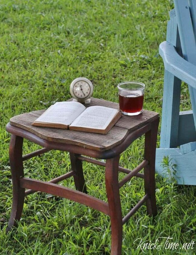 Chair Legs Into Side Table