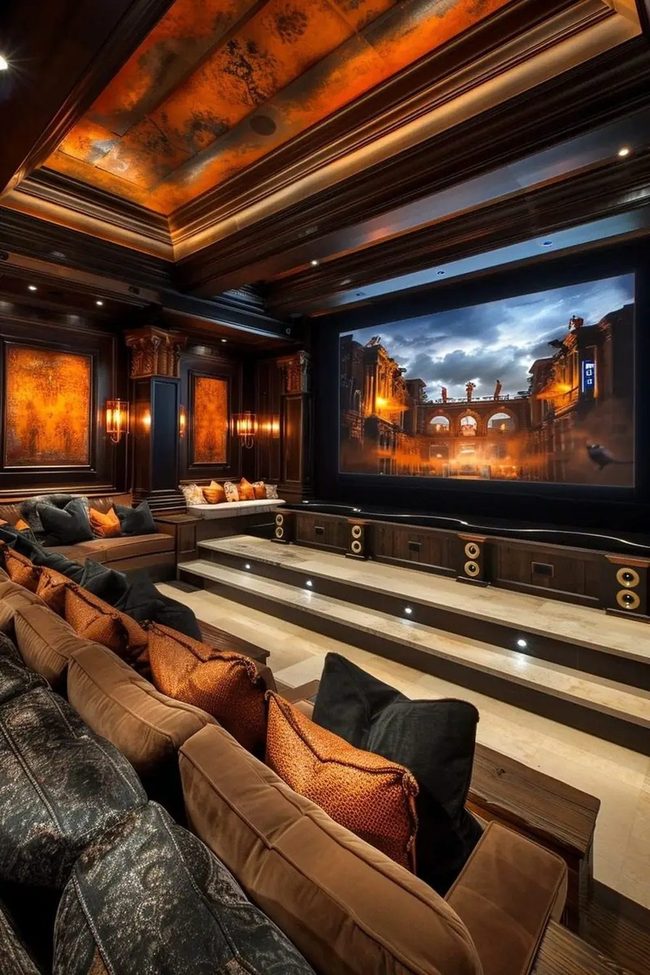 Oversized Screens Urban Theater Living