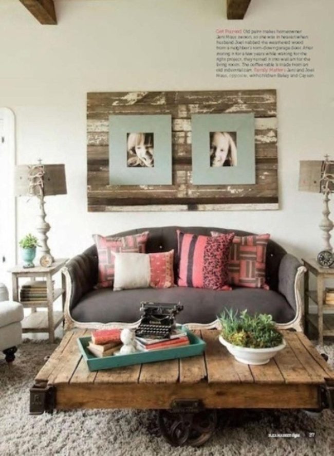 Red And Pink Cushions On Gray