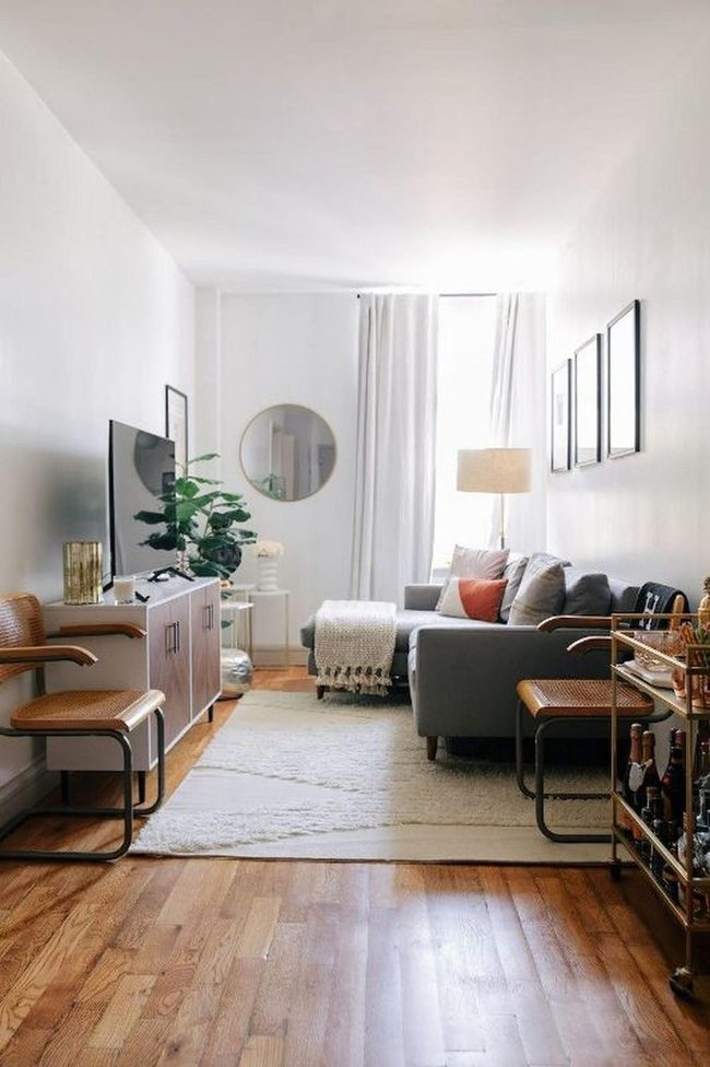Light Flooded Modern Living Space