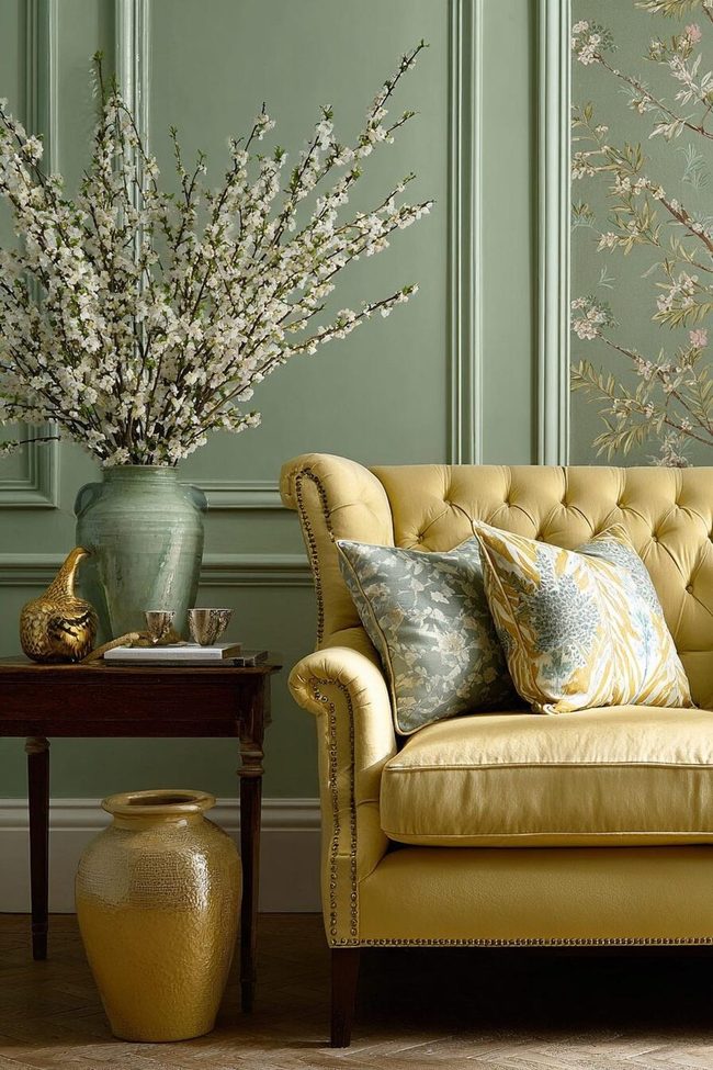 Yellow And Green Terrace Palette