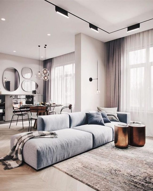 Three Round Mirrors Expand Light