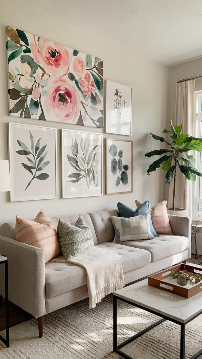 Statement Floral Canvas