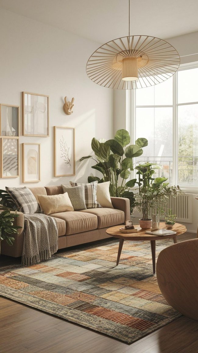 Centered Rug Ground Living Room
