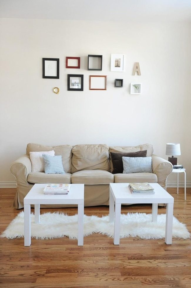 Neutral Tones Calm Living Space