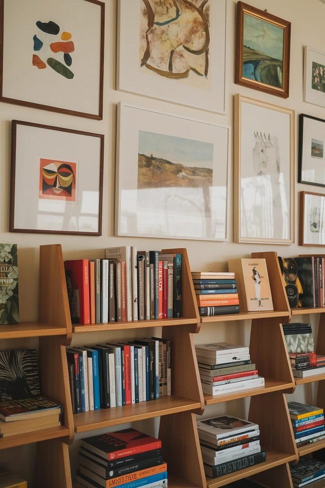 Books, Frames, Layered Depth