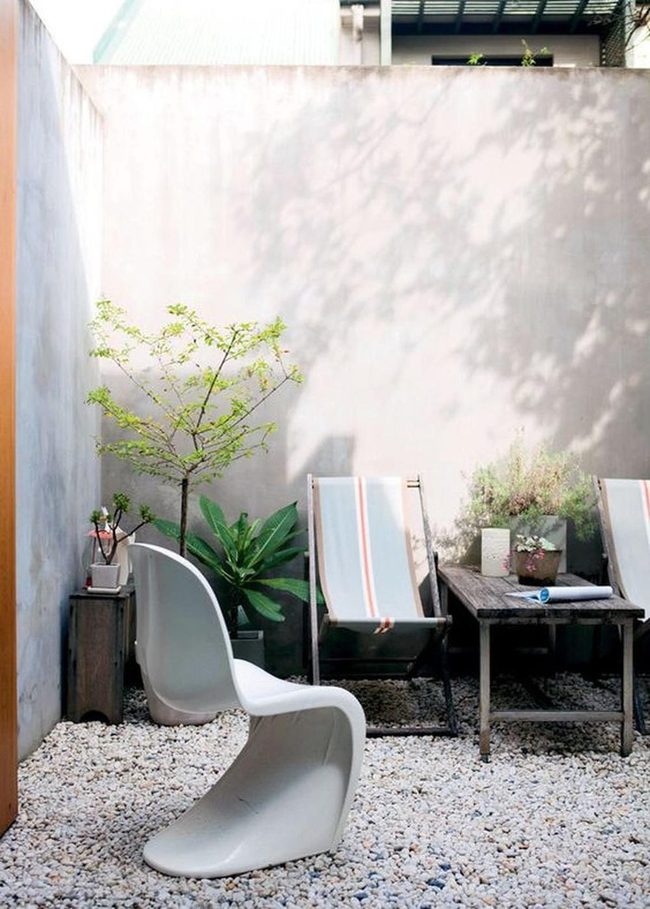 Gray Walls, Green Plants, Calm