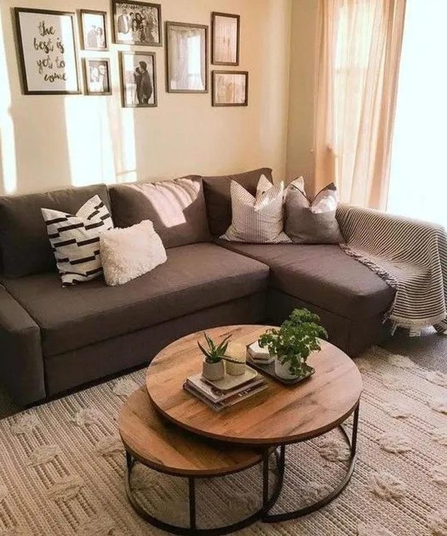 Dark Gray Sectional Living Room Sanctuary