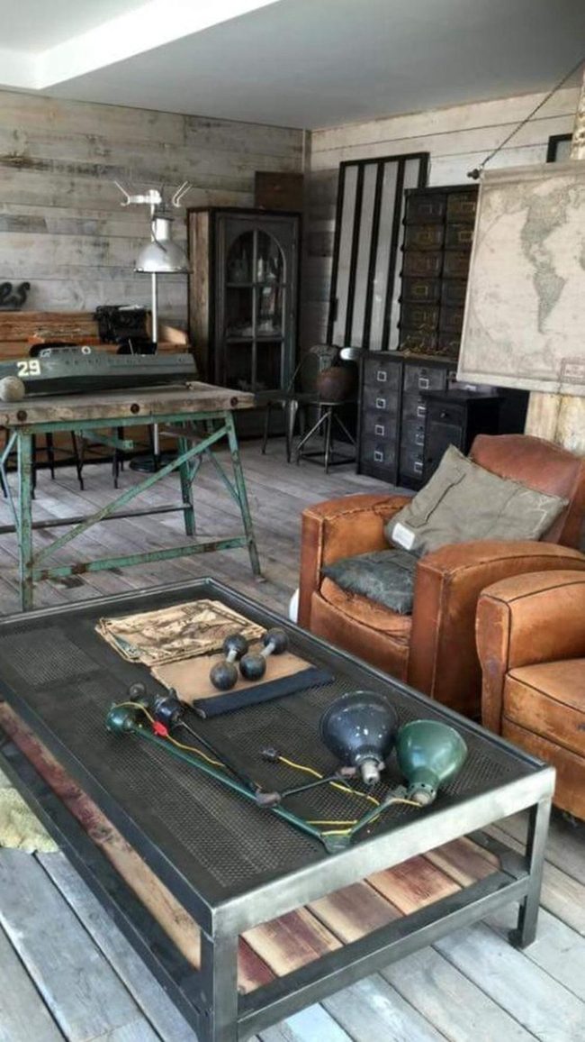 Vintage Edison Bulbs Over Workspace