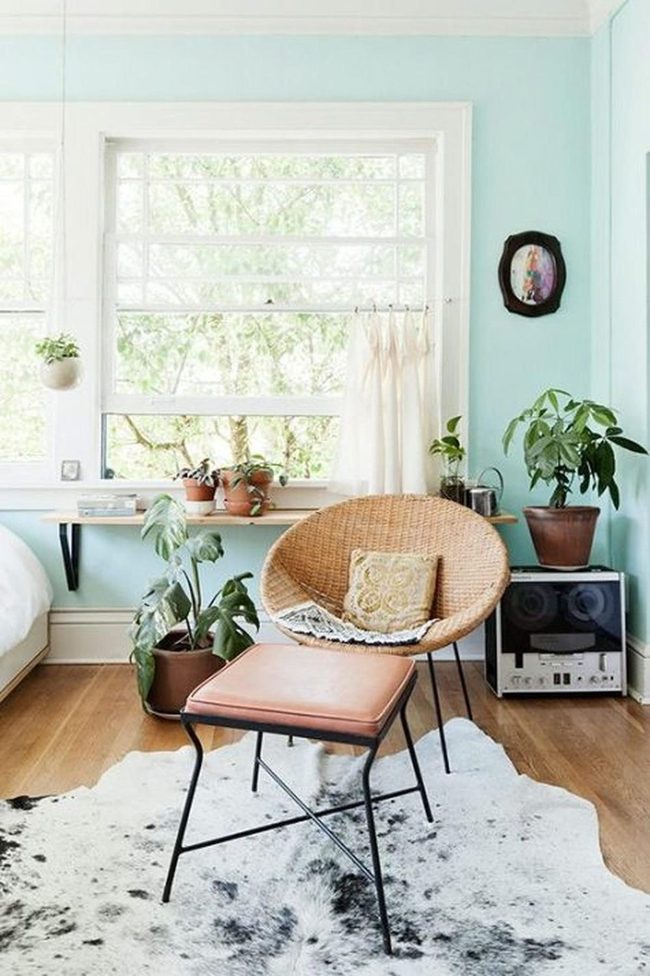 Wicker And Cowhide Statement Space