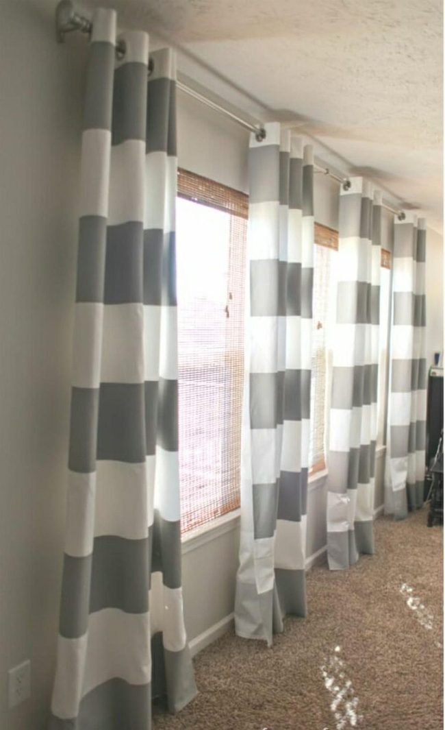 Neutral Stripes Expand Small Spaces