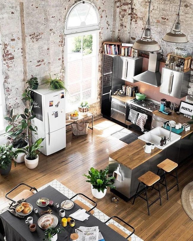 Brick And Steel Kitchen Mix