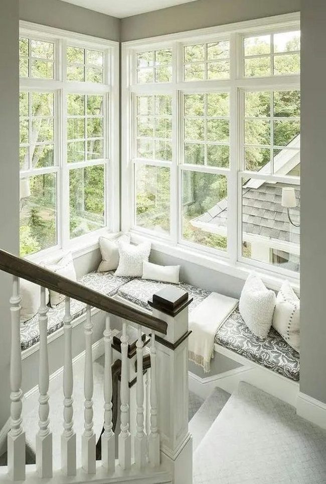 Sunlit Window Bench For Reading