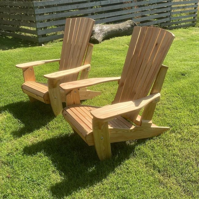 Wooden Chairs For Sunny Afternoons