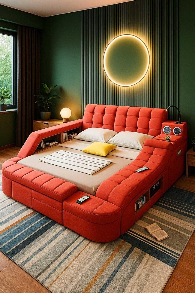Coral Quilted Tech Bed Solutions