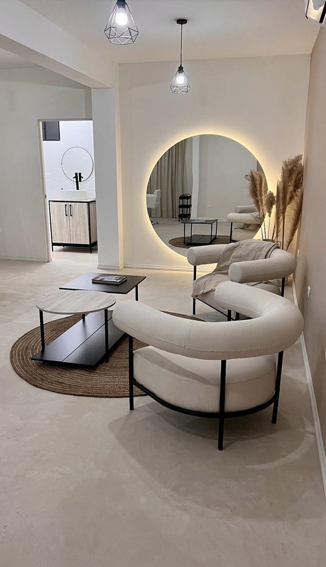 Curved Seating In Modern Simplicity