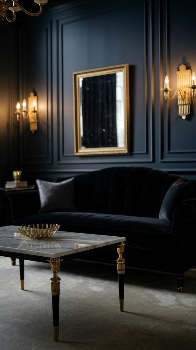 Brass Chandelier Gold Accents